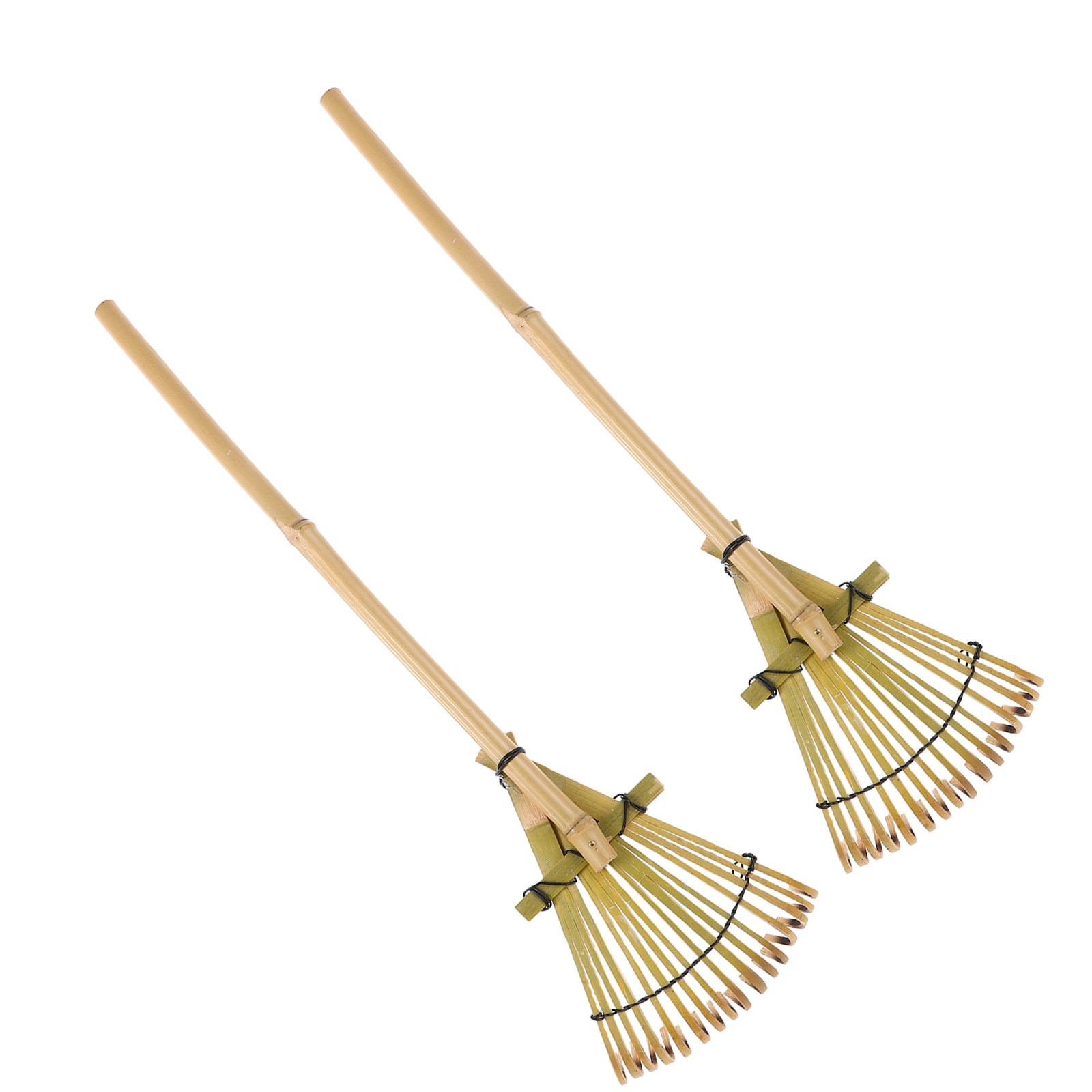 Gardening Hand Tools Japanese - 2개 세트, 19.6인치 대나무 손갈퀴, 일본