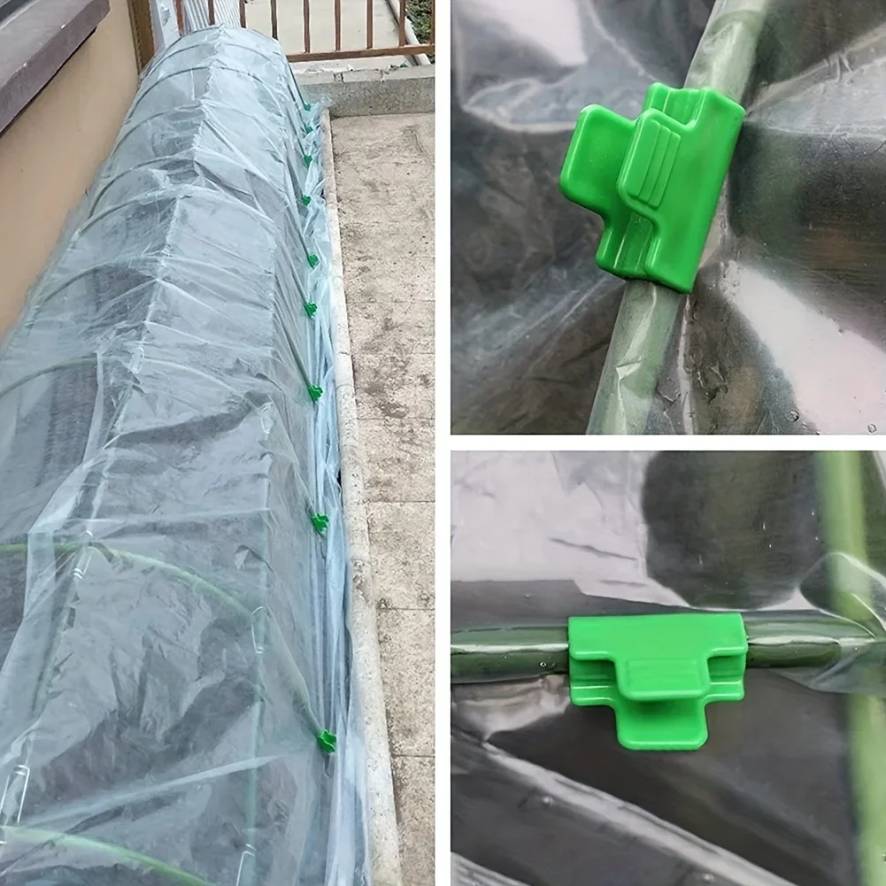 11mm 지지대용 내구성이 뛰어난 온실 클램프 50개  - Gardening Tools Essential 리뷰 및 가격