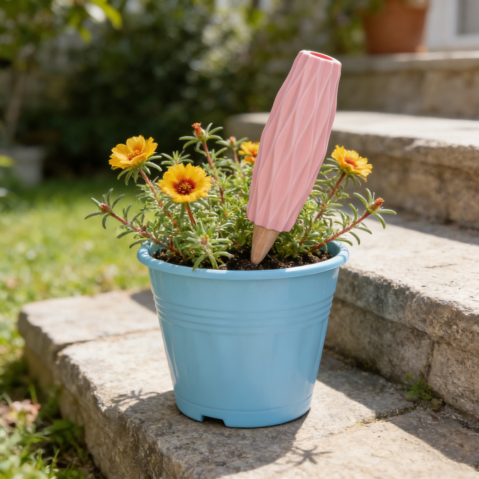 실내외 정원용으로 사용할 수 있는 물결무늬 디자인의 자 - Automatic Plant Waterer 리뷰 및 가격