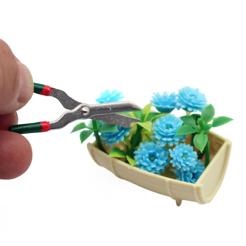 1/12 인형집 시뮬레이션 물뿌리개 삽 가위 세트 인형 - Gardening Tools Vegetables 리뷰 및 가격